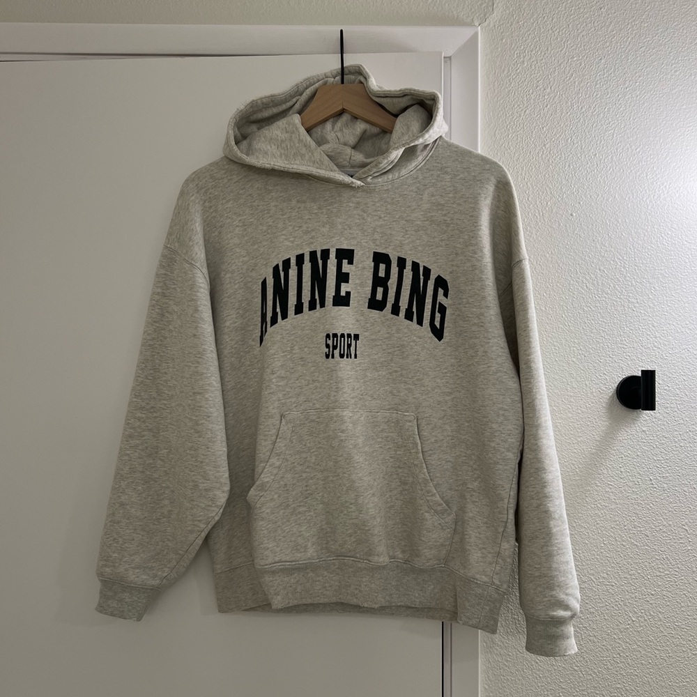 Anine Bing Sport Gray Hoodie